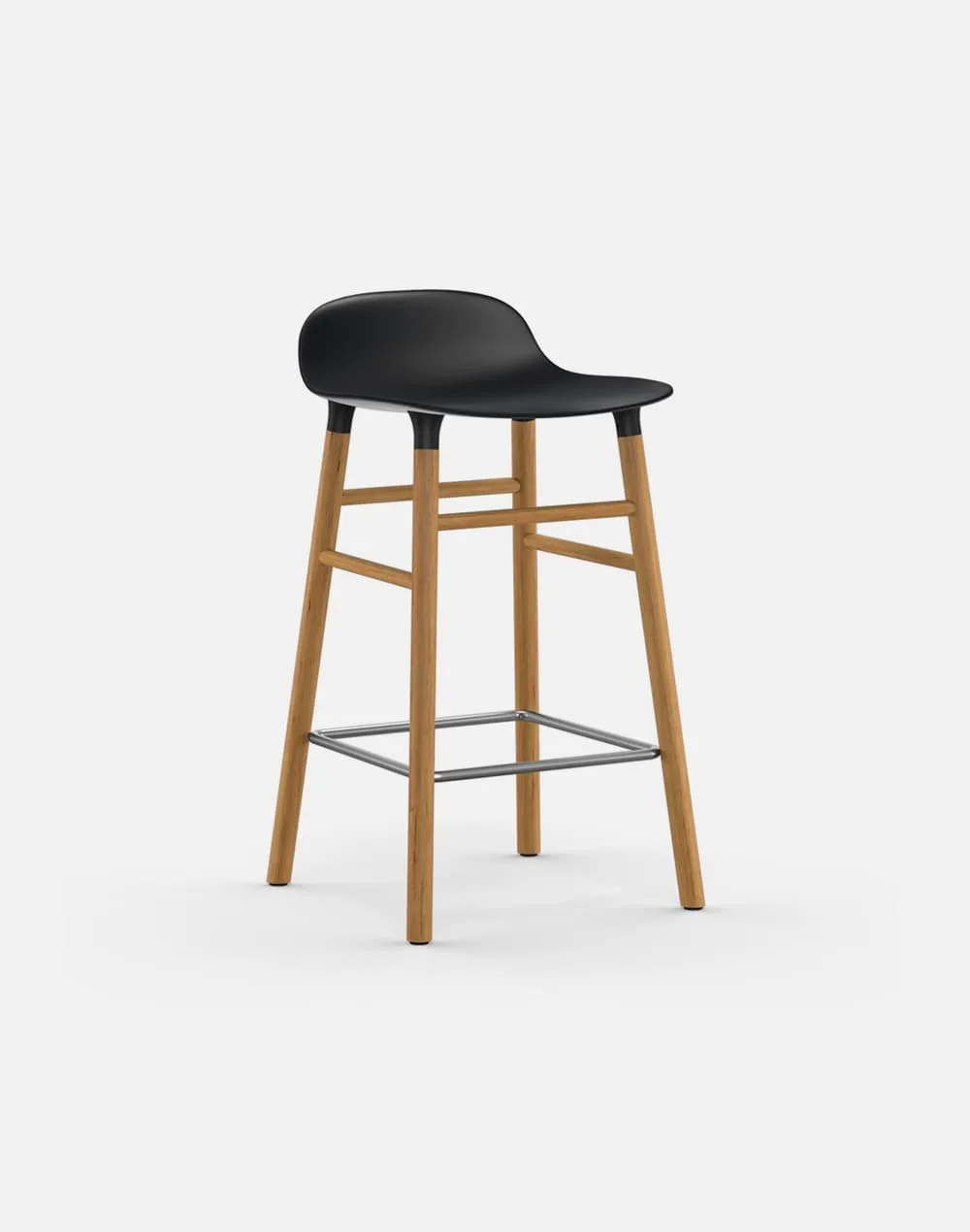 Form Bar Stool Oak Base - obrazek 2